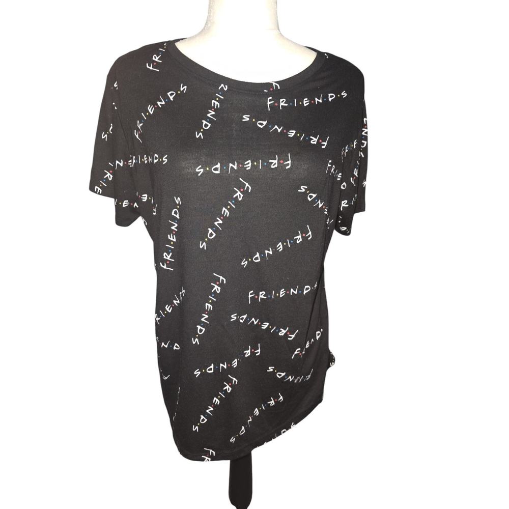 Friends The Television Series Graphic Black T Shirt Size Xxl